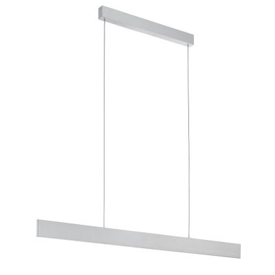 Graue moderne Pendelleuchte Aluminium, Rick, 21W, 3000K LED