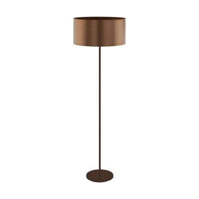 Braune design Stehlampe Kunststoff, Noor, mit Schalter