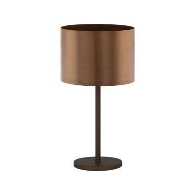 Braune design Tischleuchte Kunststoff, Noor, mit Schalter