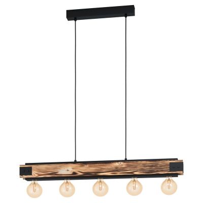 Holz Pendelleuchte Braun, Dragana