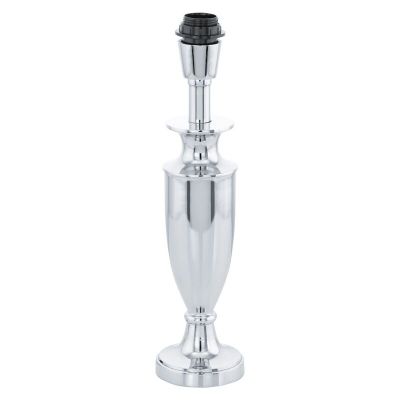 Chrom design Tischlampe ohne Schirm Stahl, Mason, mit Schalter