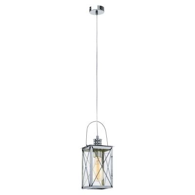 Chrom vintage Pendelleuchte Metall, Abderrahim