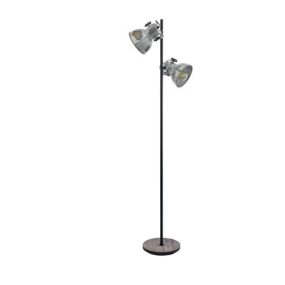 Holz Stehlampe Braun, Angelina, mit Schalter
