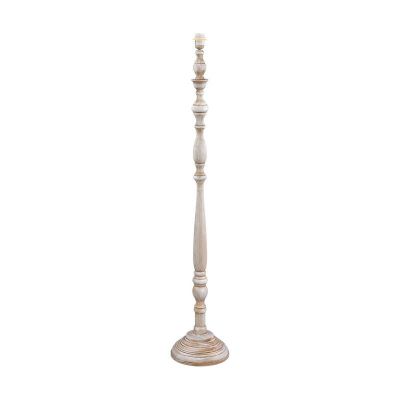 Holz Stehlampe Weiß, Ayden, mit Schalter