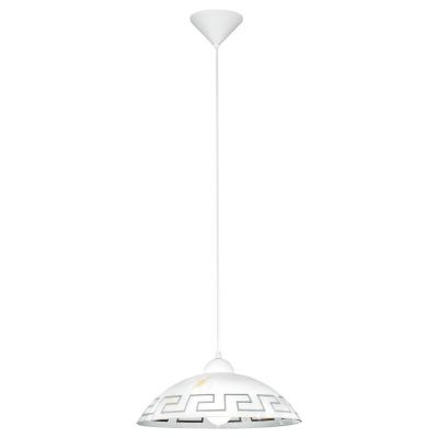 Weiße design Pendelleuchte Glas, Kaj