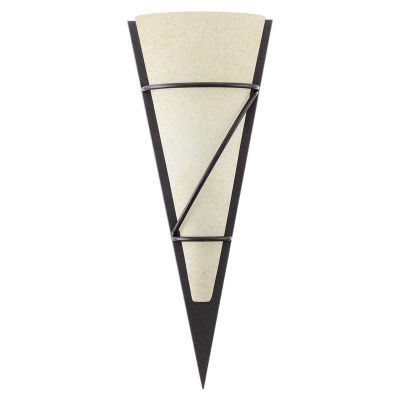 Braune design Wandleuchte Glas, Gali