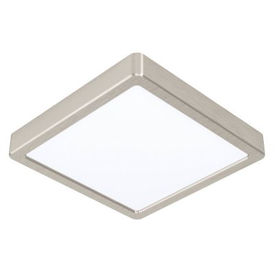 Nickel Smart Deckenleuchte Kunststoff, Geraldo, 16,5W, warm- bis kaltweiß einstellbare LED, IP44