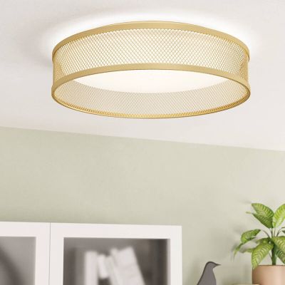 Messing Deckenlampe Stahl, Jolene, 20W, 3000K LED