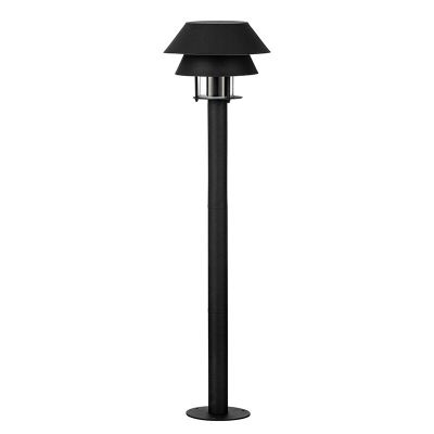 Schwarze Außenleuchte Stahl, Cindy, IP65