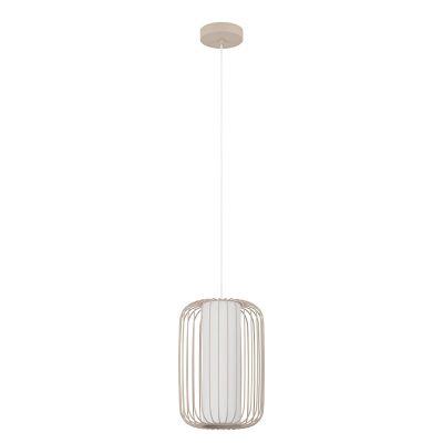 Beige industrielle Pendelleuchte Aluminium, Safira