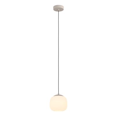 Taupe Pendelleuchte Glas, Claudia