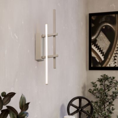 Braune design Wandleuchte Aluminium, Thera, 12W, 3000K LED