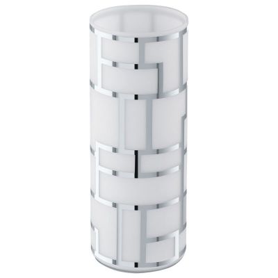 Chrom design Tischleuchte Glas, Bjorn, mit Schalter