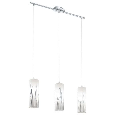Chrom design Pendelleuchte Glas, Ilyas