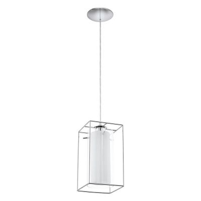 Chrom industrielle Pendelleuchte Glas, Aprica