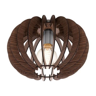 Braune design Deckenleuchte Holz, Kiran