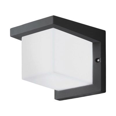 Anthrazit moderne Außenleuchte Kunststoff, Marcela, 10W, 3000K LED, IP54