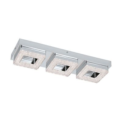 Chrom moderne Wandleuchte Kunststoff, Arjo, 4W, 3000K LED