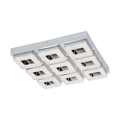 Chrom moderne Wandleuchte Kunststoff, Arjo, 4W, 3000K LED