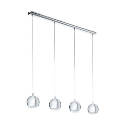 Chrom design Pendelleuchte Kunststoff, Ayse