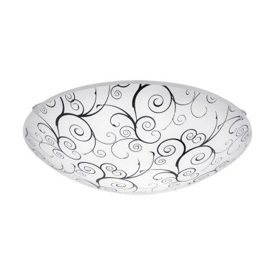 Weiße Deckenleuchte Glas, Bennet, 11W, 3000K LED