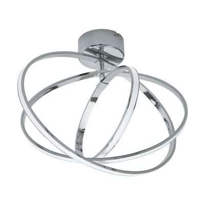 Chrom design Deckenlampe Aluminium, Tinus, 12W, 3000K LED