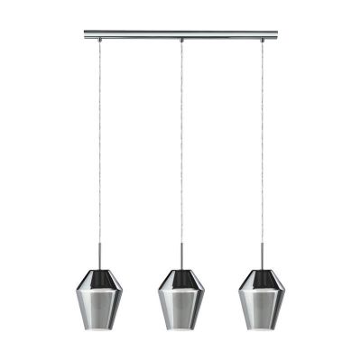 Graue moderne Pendelleuchte Glas, Carl
