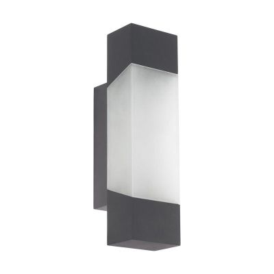 Anthrazit Außenleuchte Metall, Evan, 5W, 3000K LED, IP44