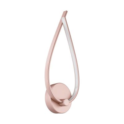 Goldene design Wandleuchte Aluminium, Josef, 11W, 3000K LED