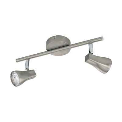 Nickel Deckenstrahler Kunststoff, Verona, 3W, 3000K LED