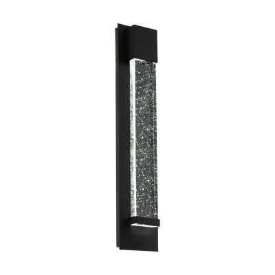 Schwarze moderne Außenleuchte Aluminium, Yvanca, 3W, 3000K LED, IP44