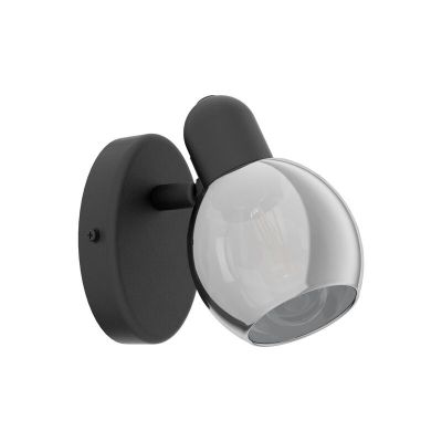 Schwarze design Deckenstrahler Stahl, Ritchy