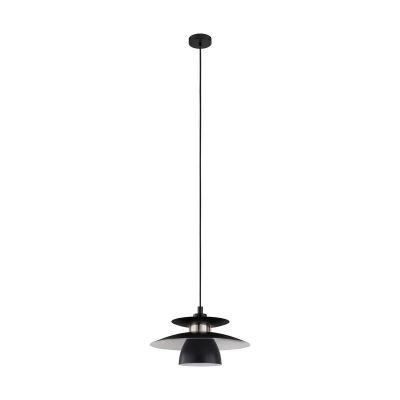 Schwarze design Pendelleuchte Stahl, Lariana
