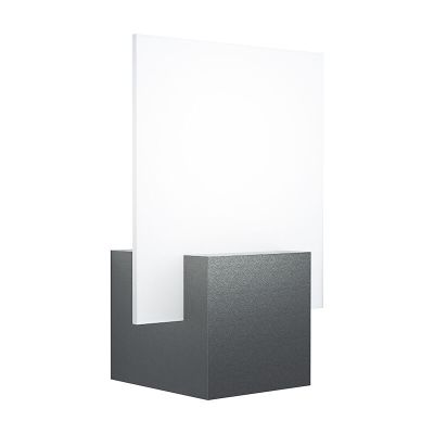 Schwarze moderne Außenleuchte Aluminium, Lilith, 6W, 3000K LED, IP44