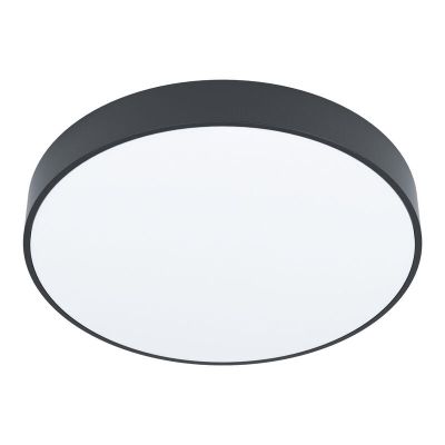 Schwarze Aufbauspot Stahl, Zippora, 18W, in Lichtfarbe einstellbare LED