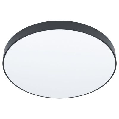Schwarze Aufbauspot Stahl, Zippora, 24W, in Lichtfarbe einstellbare LED