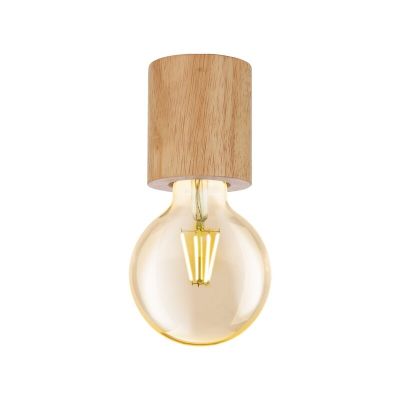 Holz Deckenlampe Braun, Yannic