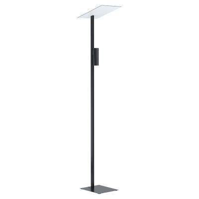 Weiße moderne Stehlampe Aluminium, Annegreet, mit Schalter