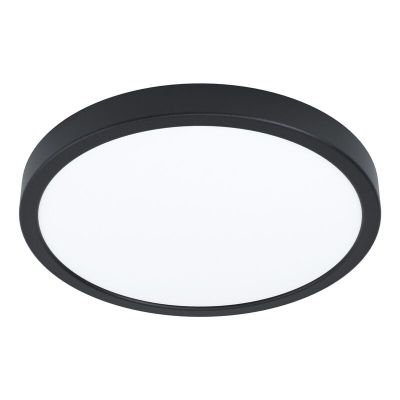 Schwarze Deckenleuchte Stahl, Pascale, 20W, 3000K LED