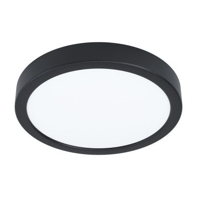 Schwarze Deckenleuchte Stahl, Pascale, 16W, 4000K LED