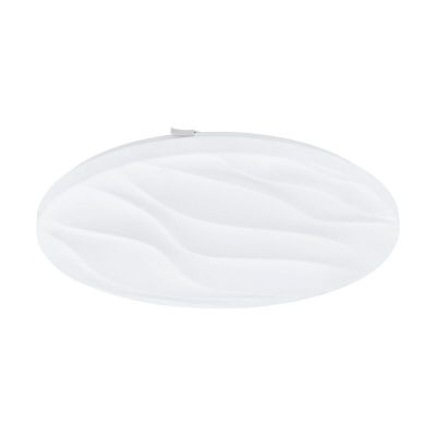 Weiße Deckenlampe Stahl, Aniel, 22W, 3000K LED