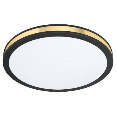 Schwarze moderne Deckenlampe Stahl, Rivano, 11W, 3000K LED