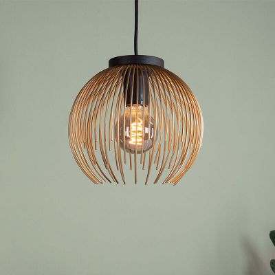 Goldene industrielle Pendelleuchte Aluminium, Keimpe