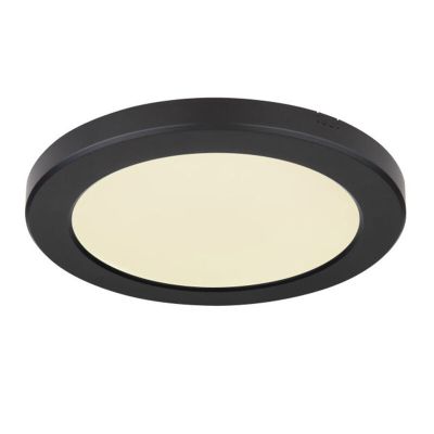 Schwarze Deckenlampe Kunststoff, Cage, 18W, in Lichtfarbe einstellbare LED
