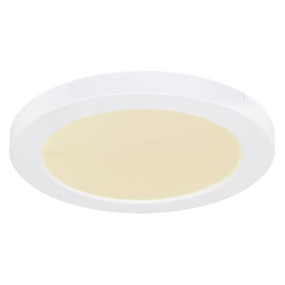 Weiße Deckenlampe Kunststoff, Cage, 18W, in Lichtfarbe einstellbare LED