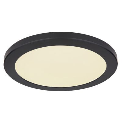 Schwarze Deckenlampe Kunststoff, Cage, 24W, in Lichtfarbe einstellbare LED