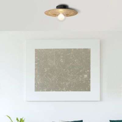 Schwarze antik Deckenleuchte Metall, Rimke