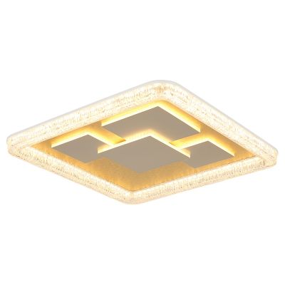 Goldene design Deckenlampe Acryl, Lynsey, 40W, 3000K LED