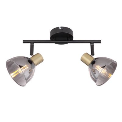 Goldene moderne Deckenstrahler Glas, Arthur