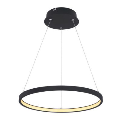 Schwarze moderne Pendelleuchte Esszimmer Metall, Jeana, 19W, 3000K LED